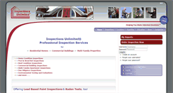 Desktop Screenshot of inspectionsunlimited.com
